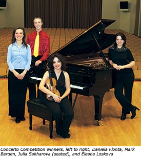 Concerto Competition winners