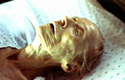 face after death