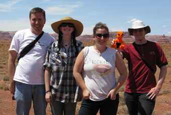 Moore Lab in Valley of the Gods, Utah